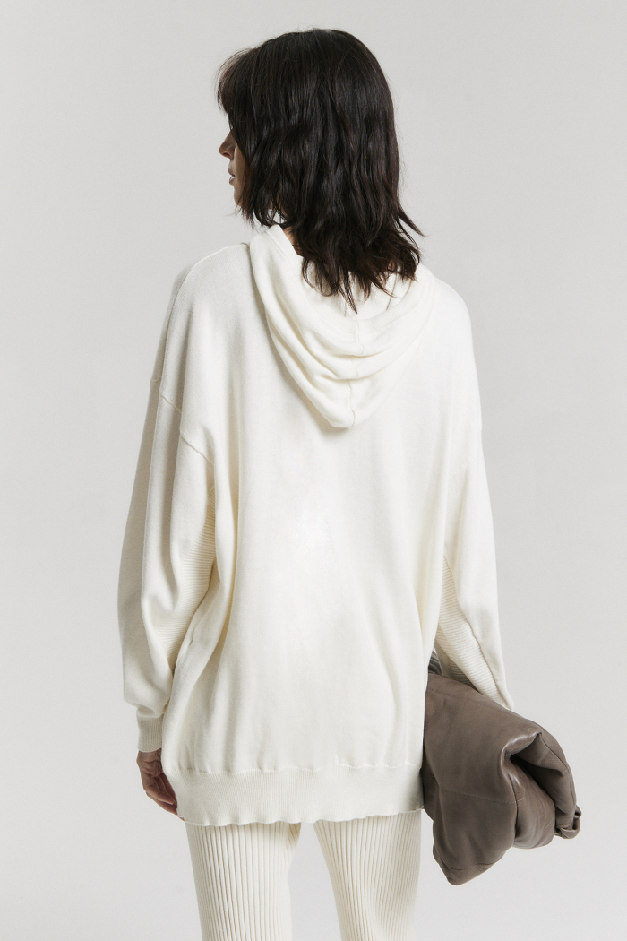 SWEATER ANCHO TINTO OFF WHITE