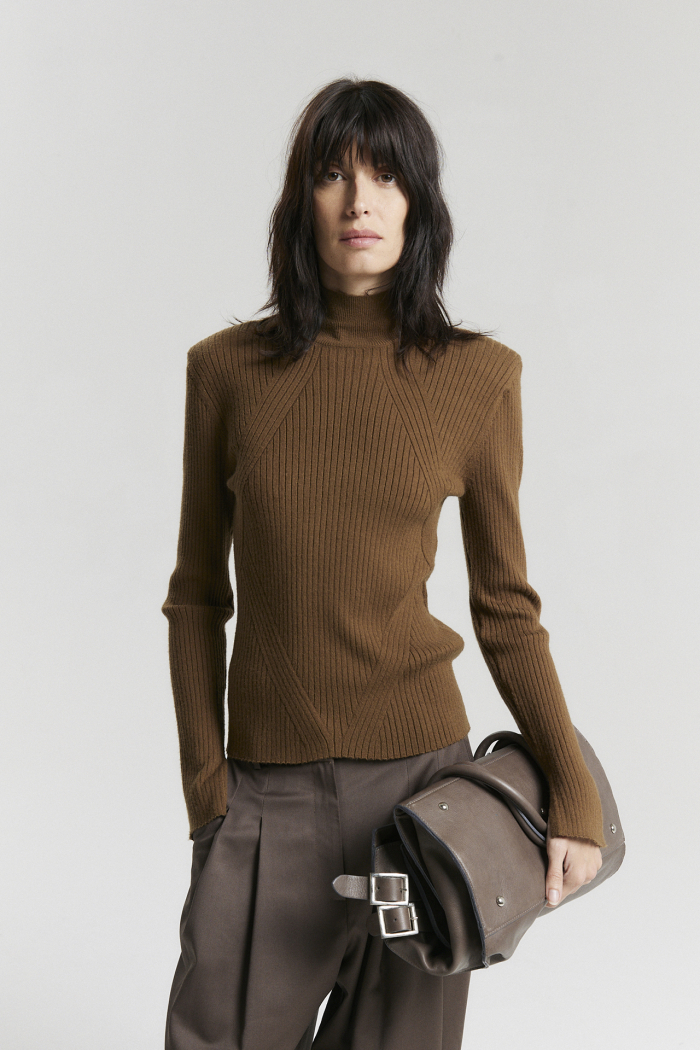 SWEATER MALVA TOSTADO