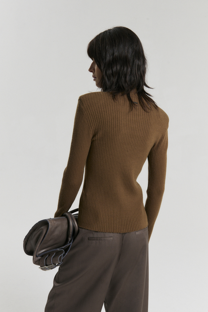 SWEATER MALVA TOSTADO