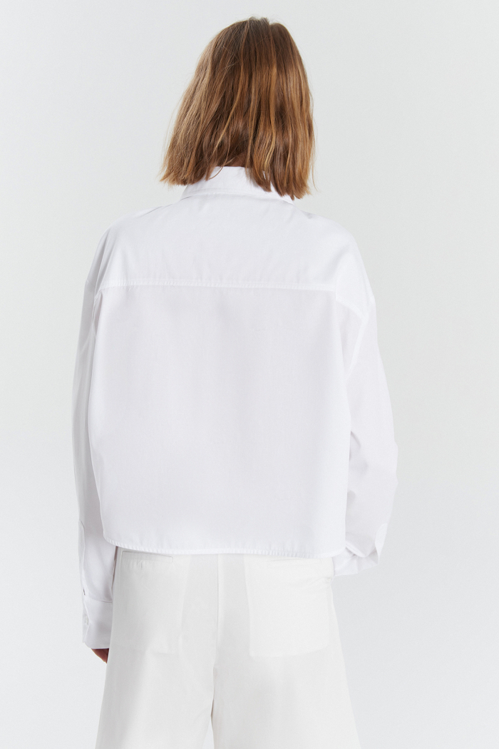 CAMISA BACAN BLANCO