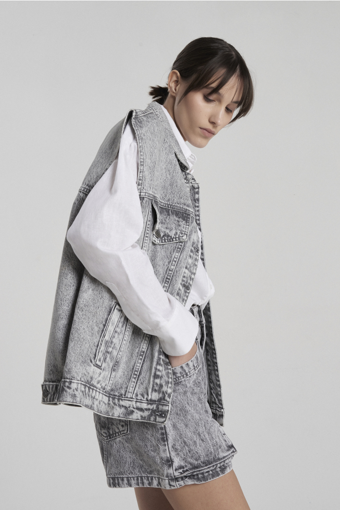 CHALECO MURALLA  GRIS