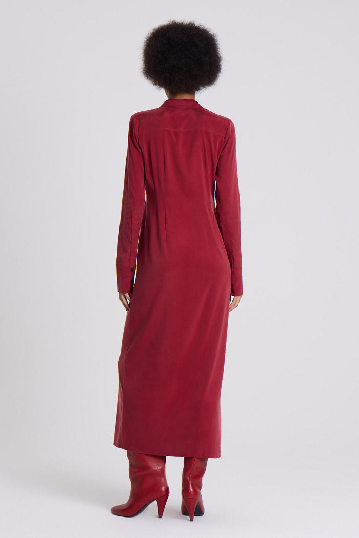 VESTIDO SIRIO BORDEAUX