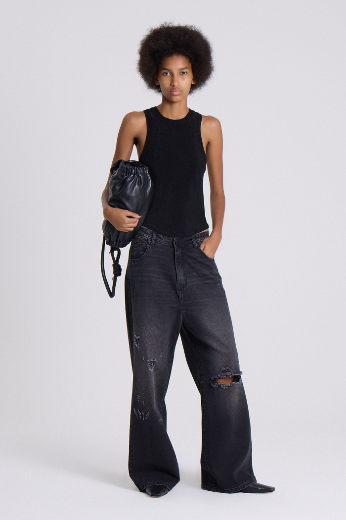 ULTRA LOOSE STRAIGHT SEGIN N NEGRO