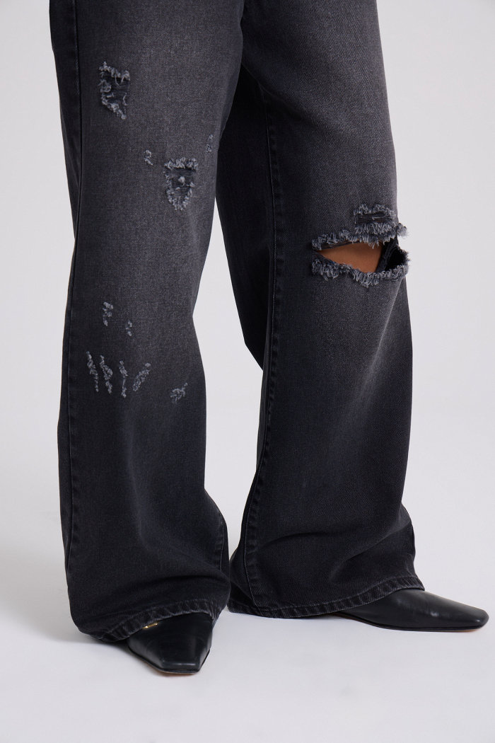 ULTRA LOOSE STRAIGHT SEGIN N NEGRO