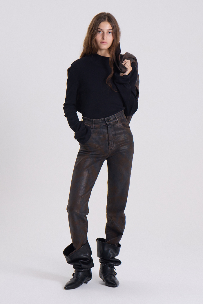 STRAIGHT SLIM MEISSA MARRON