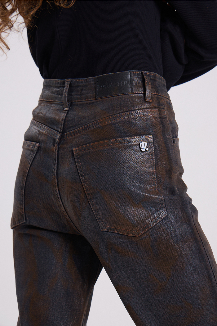 STRAIGHT SLIM MEISSA MARRON