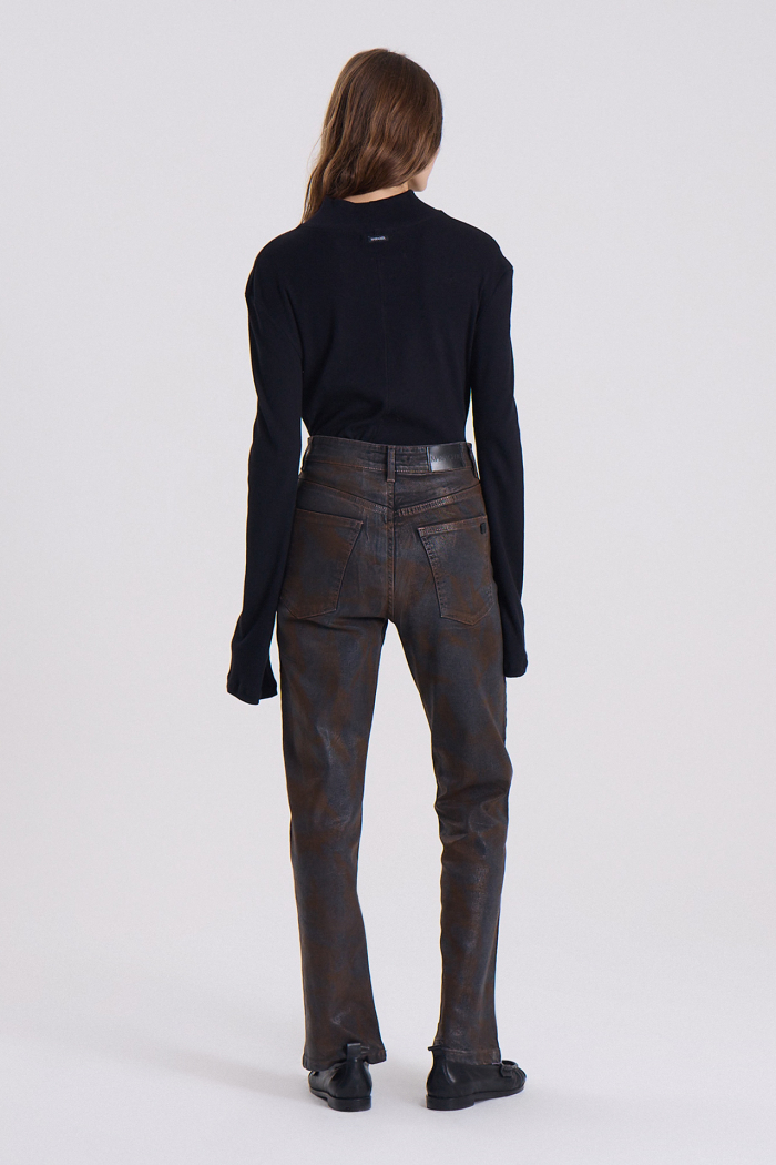 STRAIGHT SLIM MEISSA MARRON