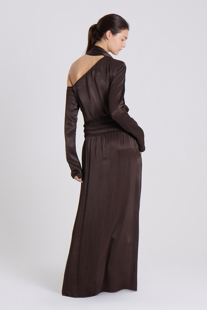 POLLERA CAIRA MARRON