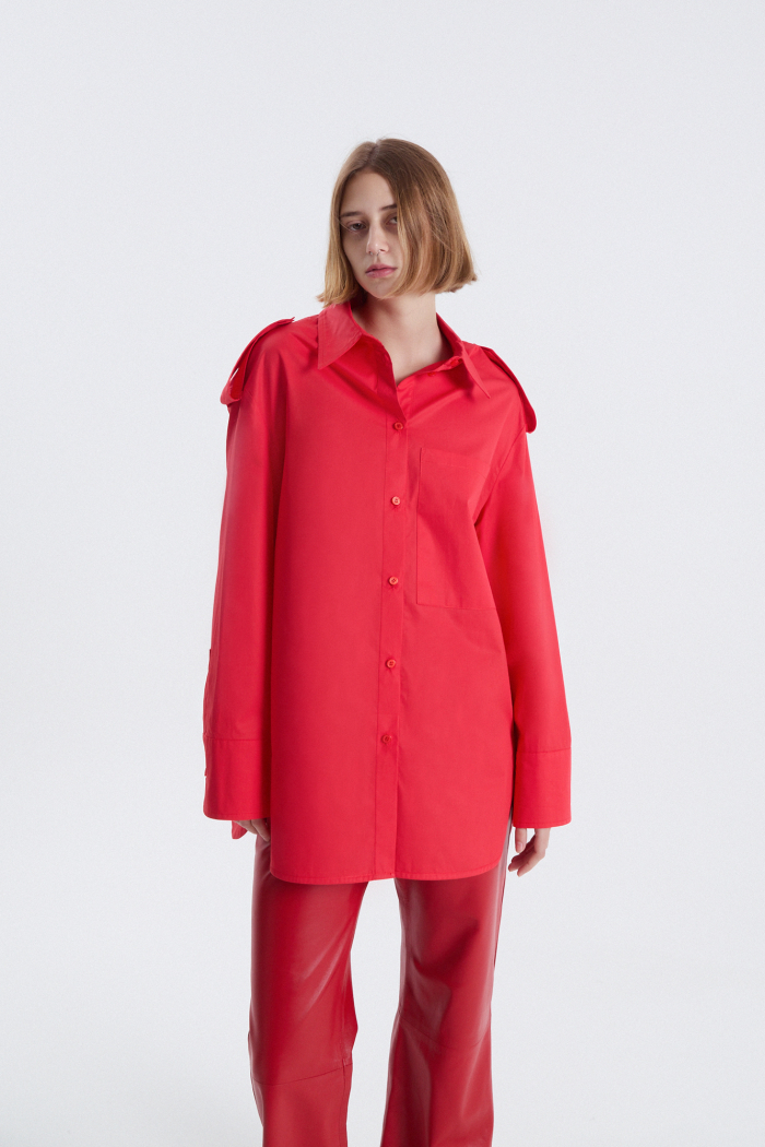 CAMISA ANANAS ROJO