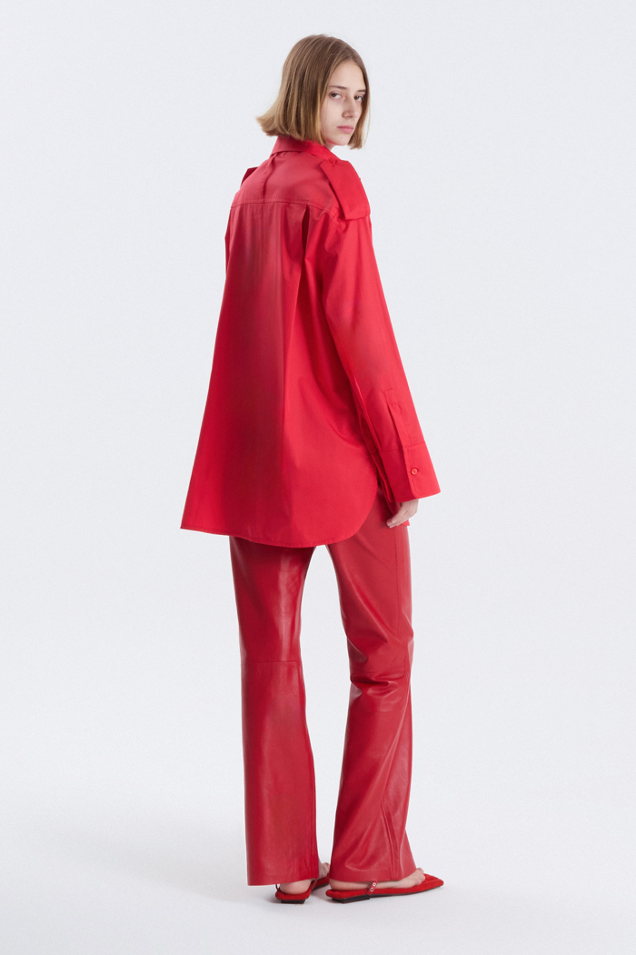 CAMISA ANANAS ROJO