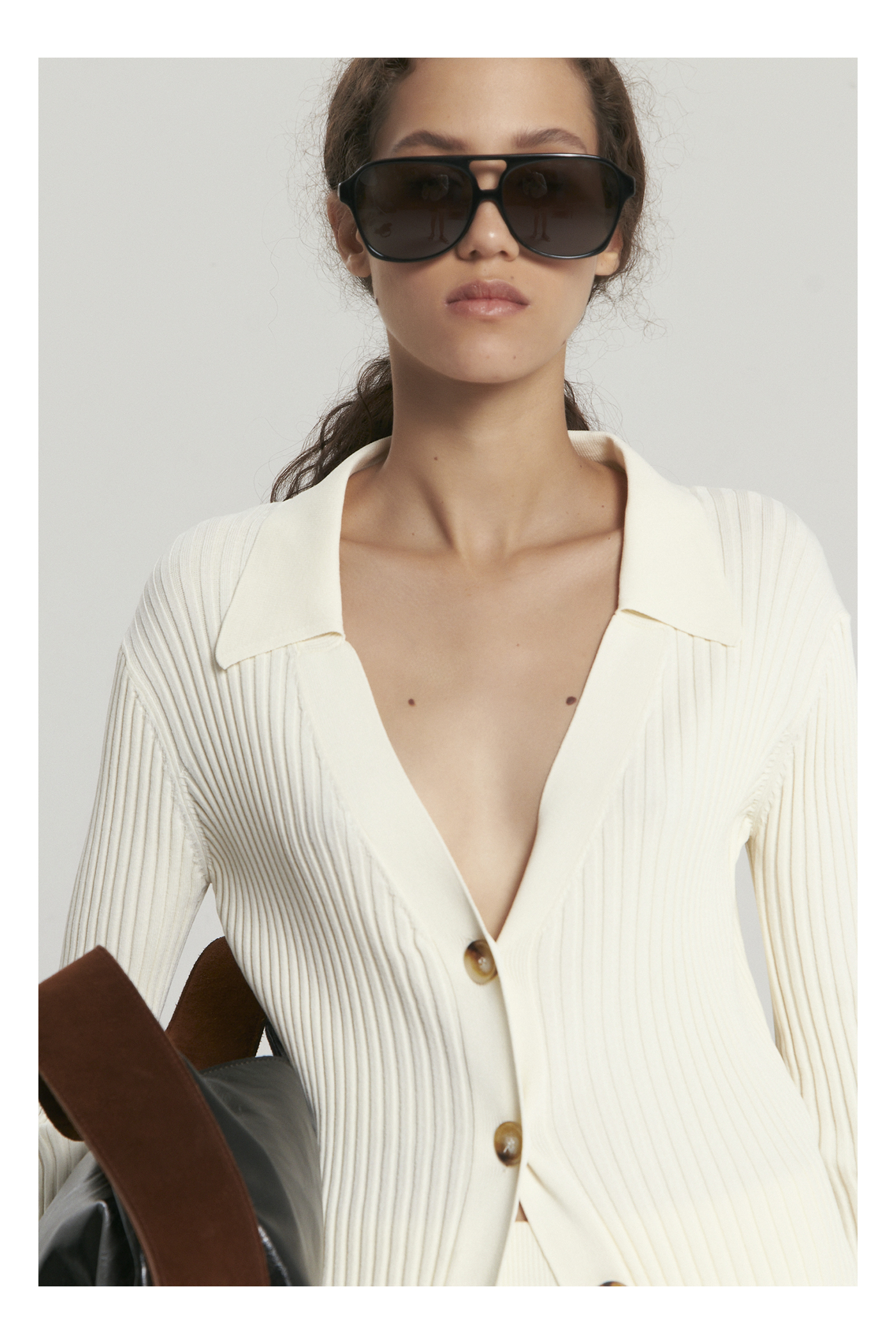 CARDIGAN GRANADA CRUDO