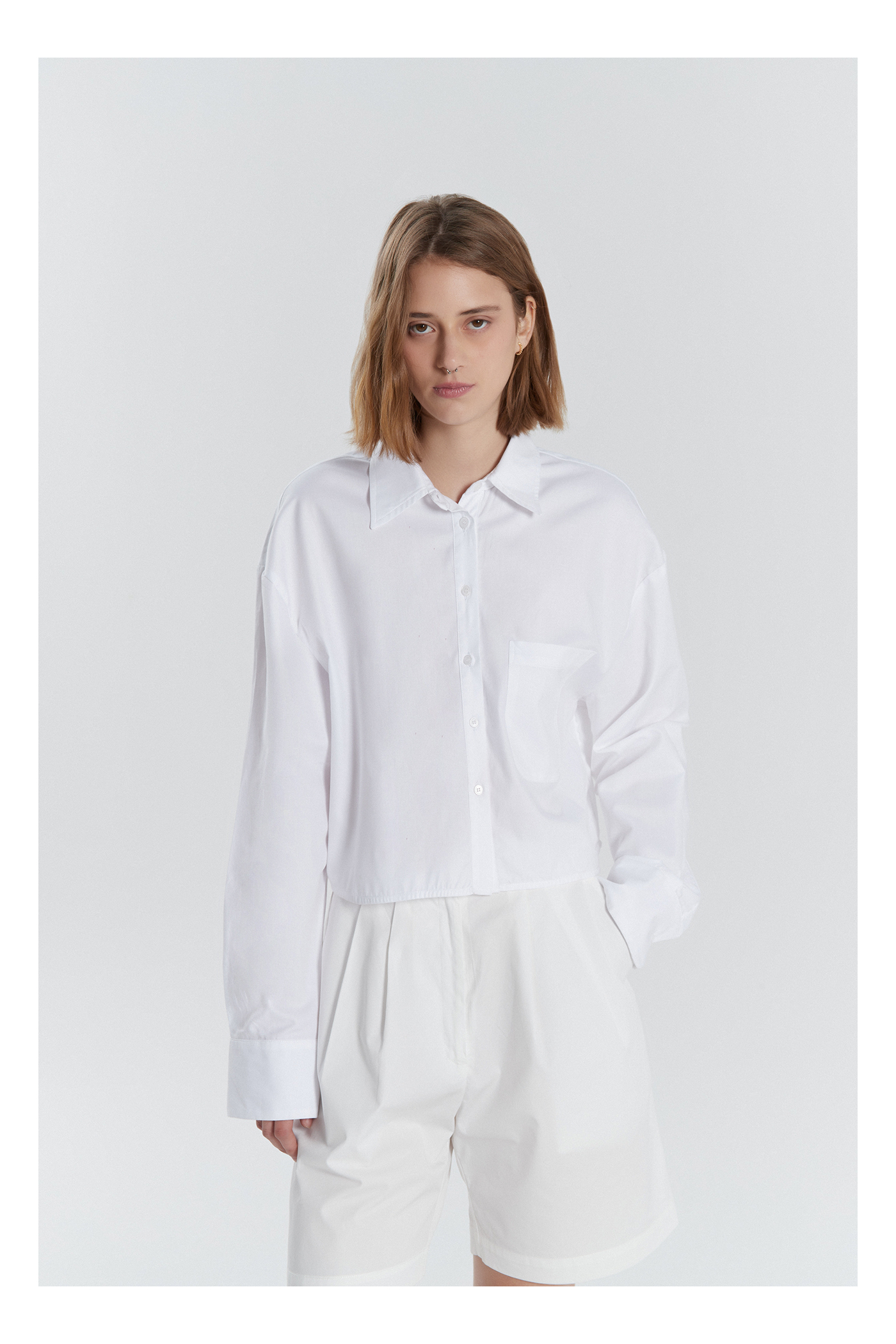 CAMISA BACAN BLANCO