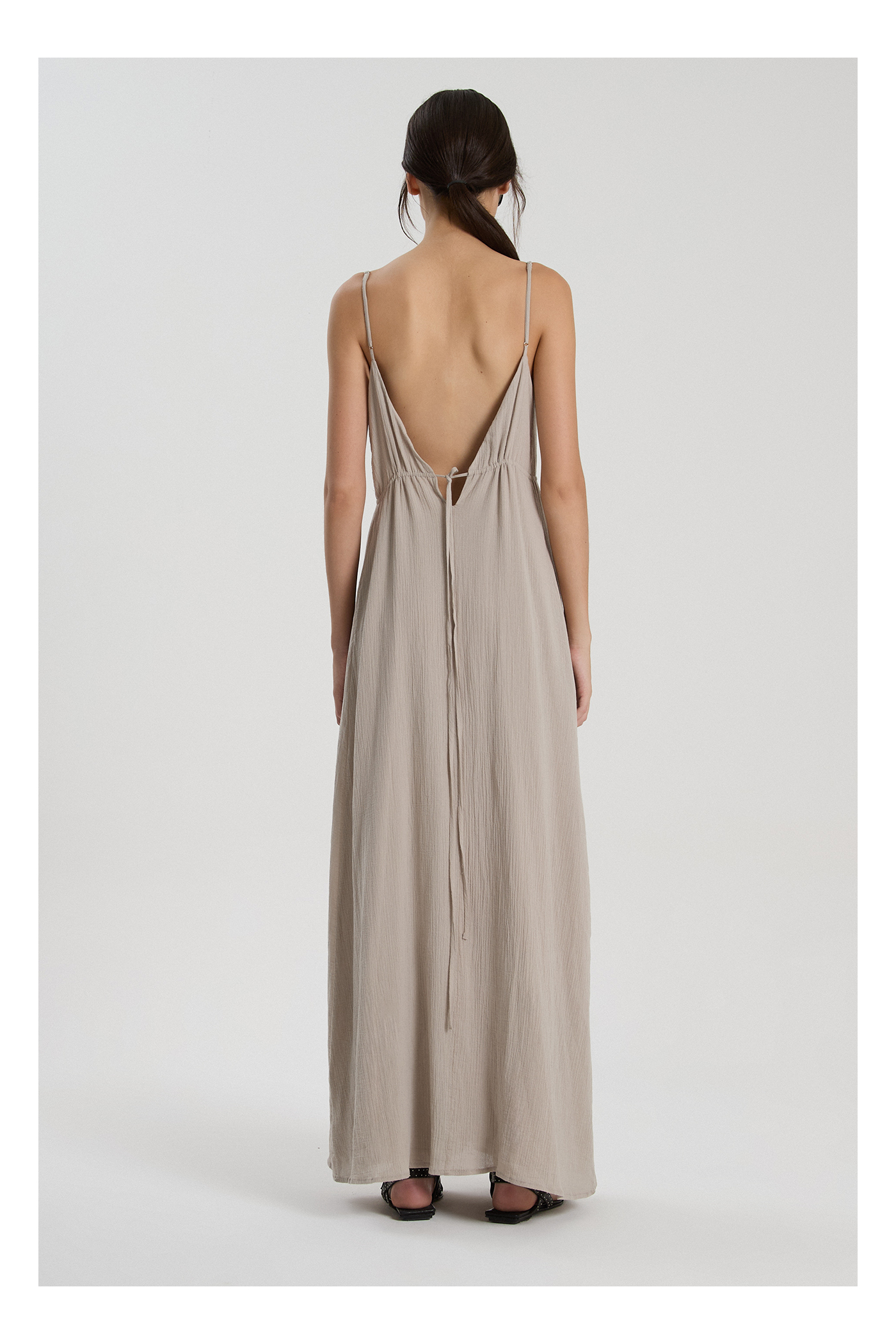 VESTIDO CACHI CEMENTO