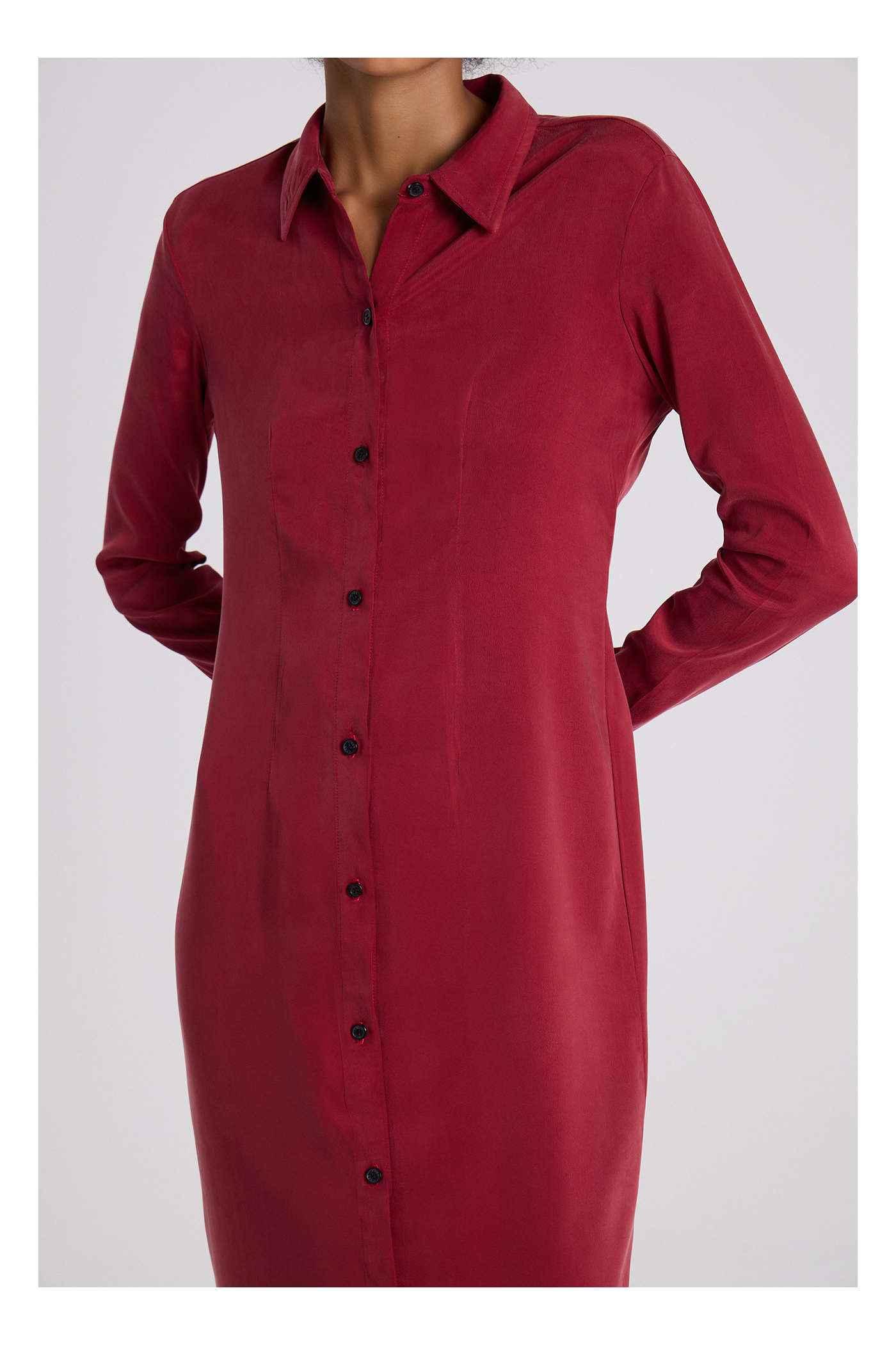VESTIDO SIRIO BORDEAUX