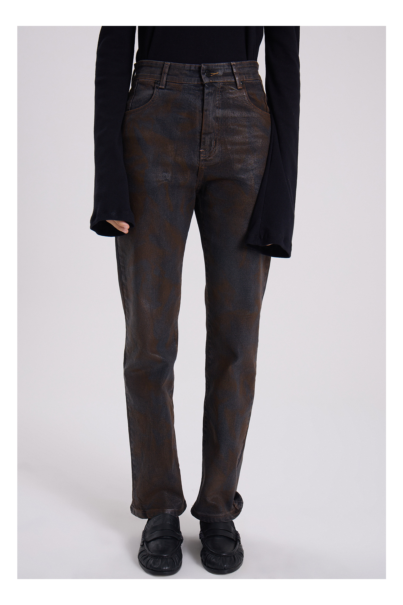 STRAIGHT SLIM MEISSA MARRON