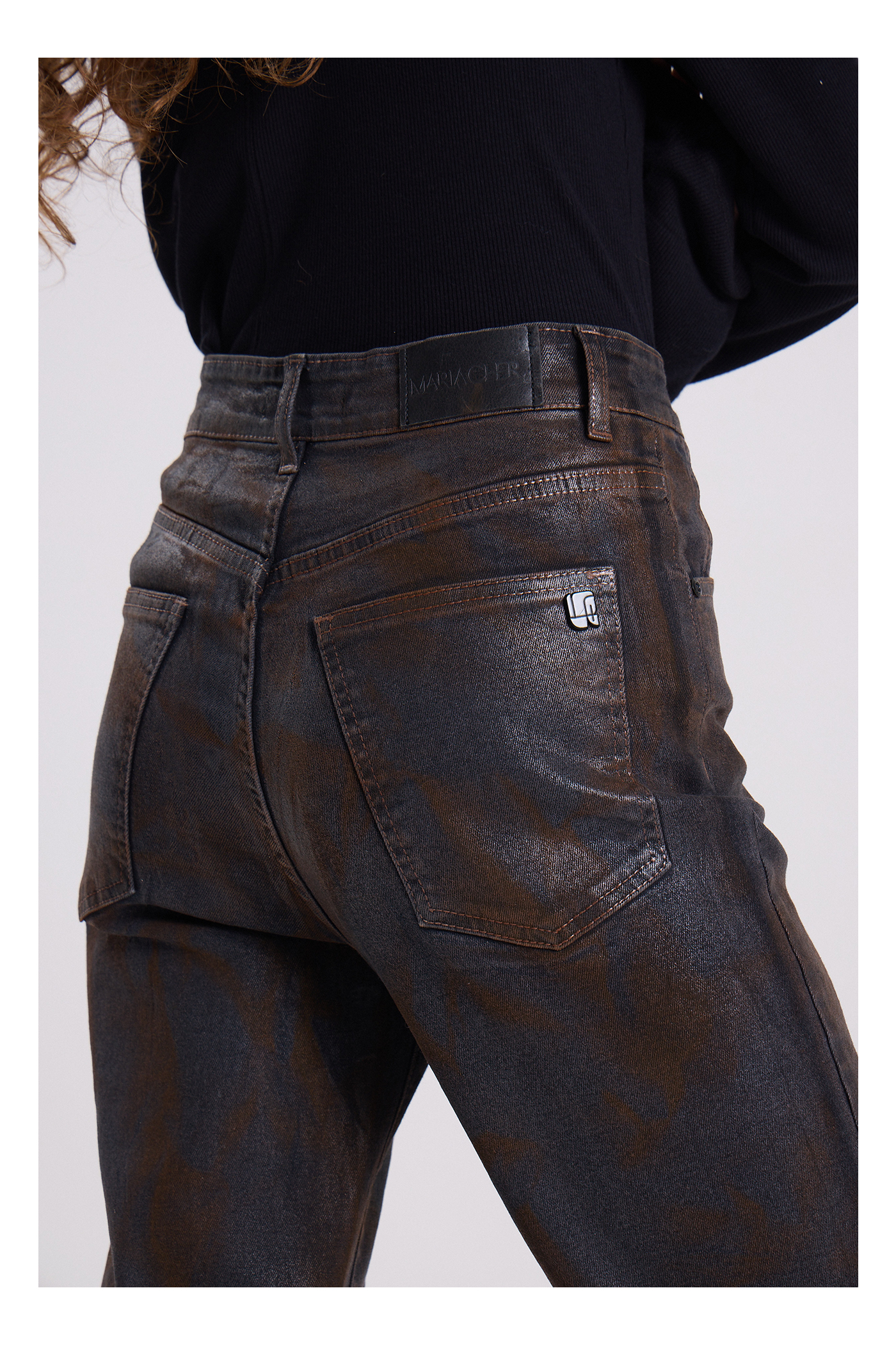 STRAIGHT SLIM MEISSA MARRON
