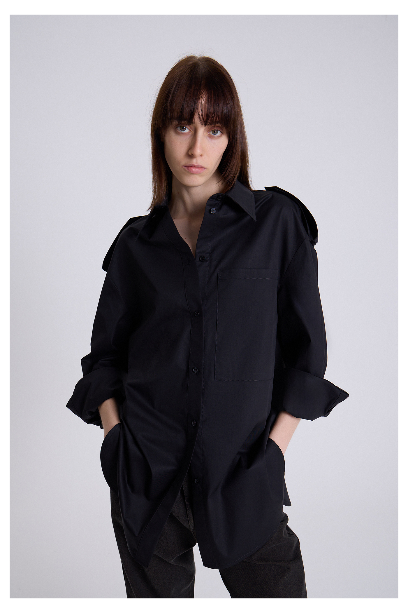 CAMISA ANANAS NEGRO
