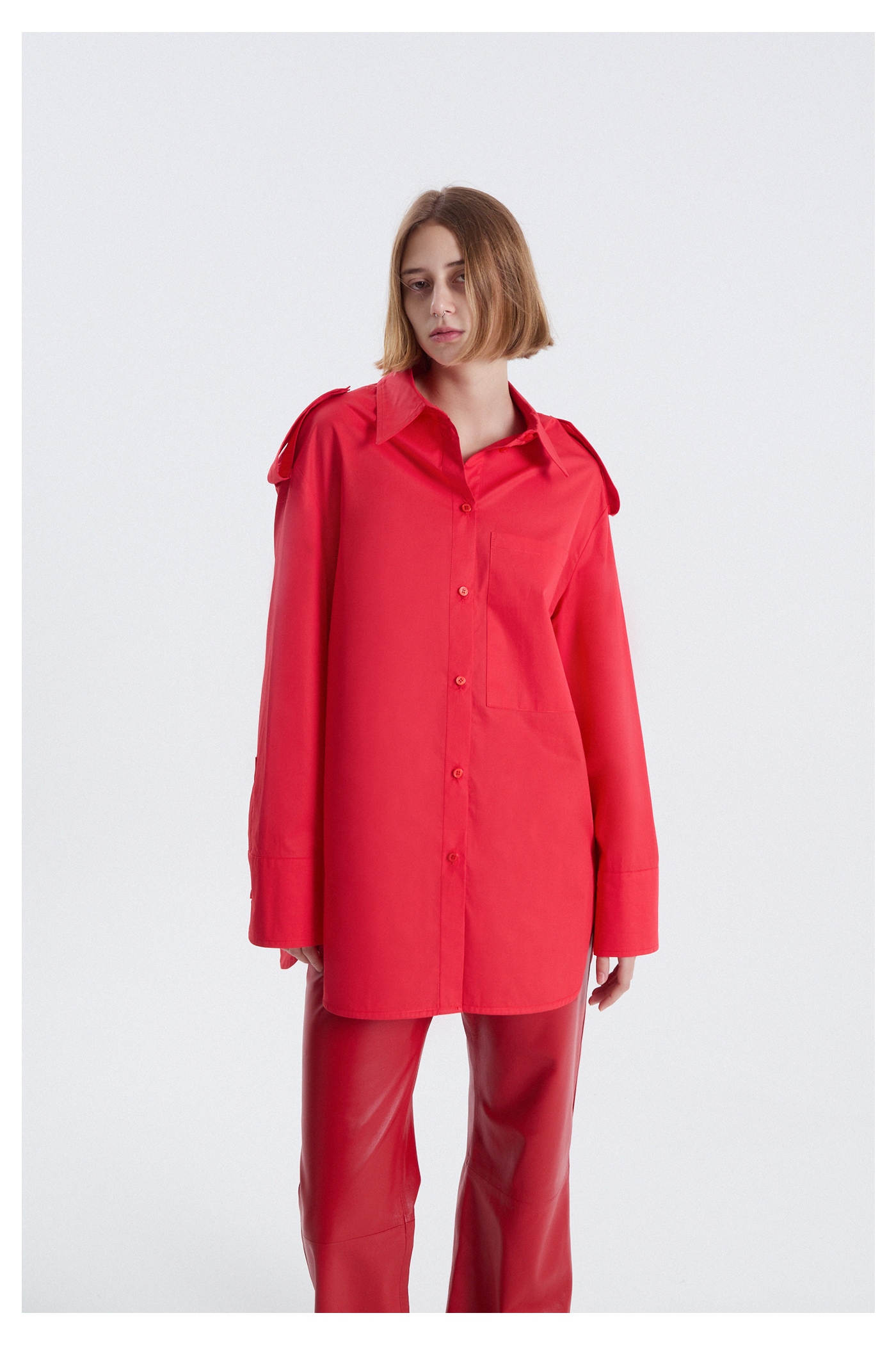 CAMISA ANANAS ROJO