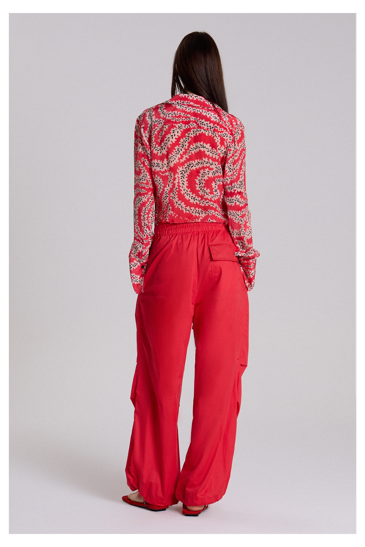 PANTALON ANANAS ROJO