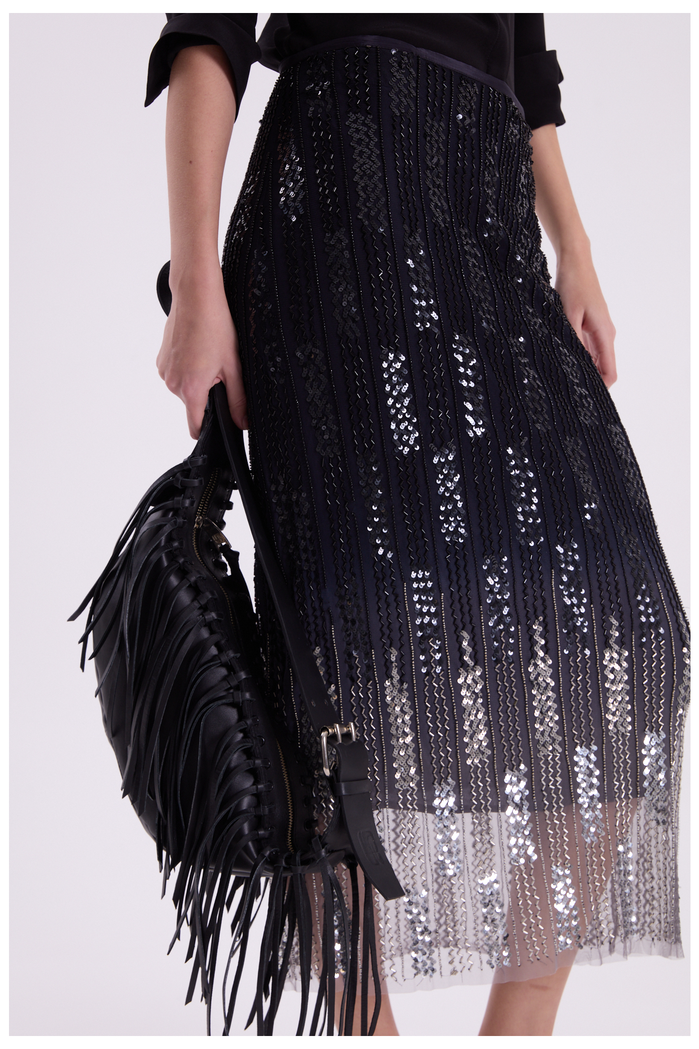 POLLERA CELESTE